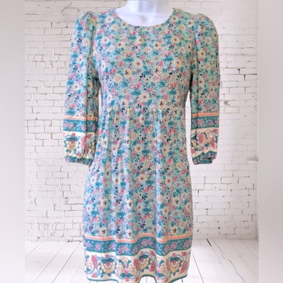 BEBOP FLORAL BOHO BABYDOLL DRESS. SUMMER FLORAL DRESS. EXCELLENT CONDITION. - Picture 11 of 11